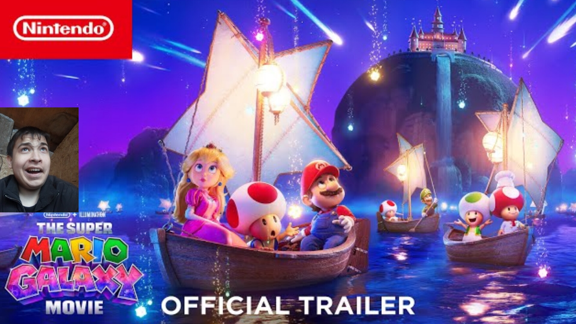 РЕАКЦИЯ НА ТРЕЙЛЕР НА THE SUPER MARIO GALAXY MOVIE