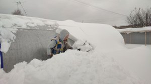 Утопаем в снегу. Чистим теплицу. Готовим обед. Дневник за 13 ноября 2025 год