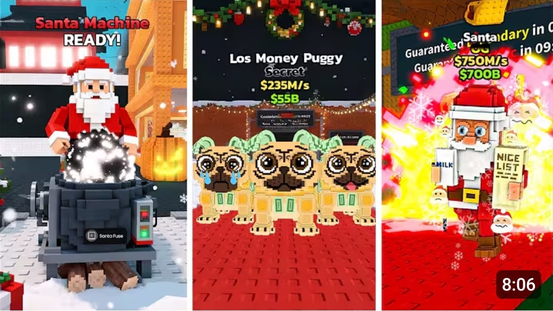 ?! Я ПОЛУЧИЛ ДОСТУП К НОВОГОДНЕЙ ФЬЮЗ МАШИНЕ В Steal a Brainrot И БЫЛ В ШОКЕ! В ROBLOX 🎄 смотреть онлайн