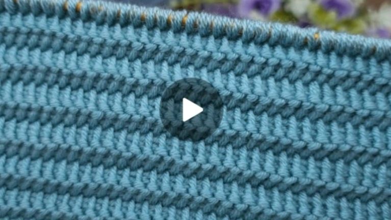 ТУНИССКОЕ ВЯЗАНИЕ КРЮЧКОМ❤ #все_в_жизни_связано #вязаниекрючком #тунисскоевязание смотреть онлайн