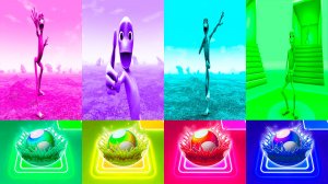 Зелёный Человек Танцует Dame Tu Cosita Music Video 2025 battle #31 в Tiles Hop - NoV | Dame Tu