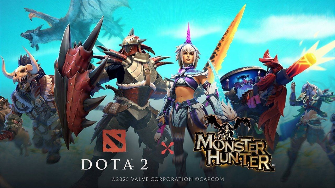 В Dota 2 вышел кроссовер с Monster Hunter смотреть онлайн