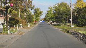 Обновленная дорога в селе Покровском