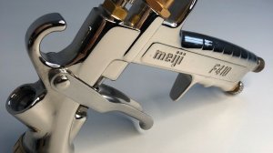 Краскопульт Meiji – ОБЗОР после Иваты и Сата! Пулемет для густых лаков!