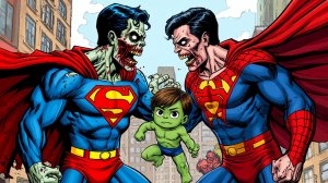 Маленькие супергерои попали в передрягу.