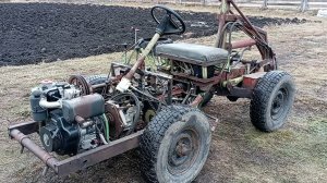 Самодельный минитрактор - погрузчик Скорпион. Часть вторая.