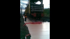 Капитальный ремонт железной дороги.