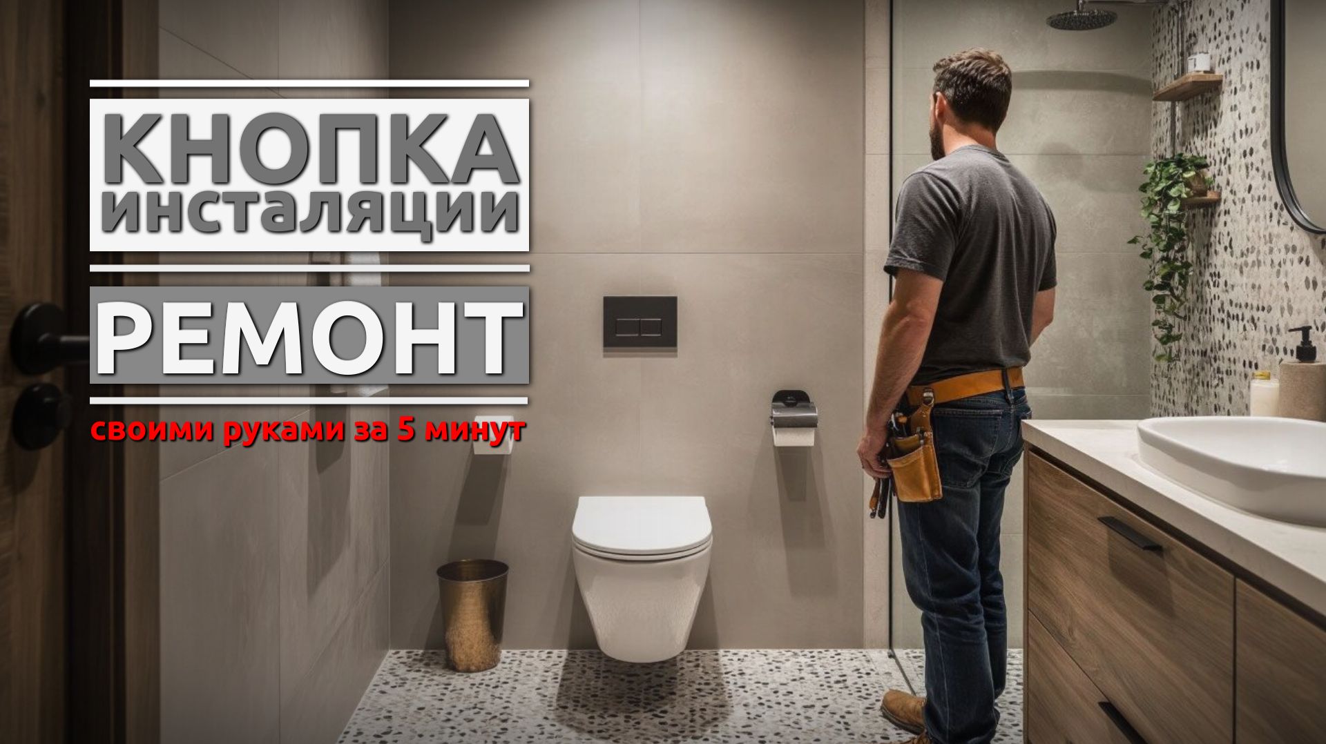 Ремонт кнопки инсталляции унитаза: 2 рабочих способа