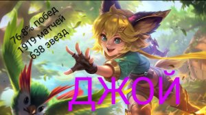 КАК ИГРАЕТ ТОП 1 МИРА ДЖОЙ!!!