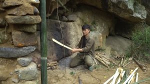 Постройка убежища для выживания в пещере.