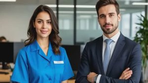 На ближайшие 2 часа ты моя жена,- сказал он,смеясь и протянул руку уборщице в зале переговоров