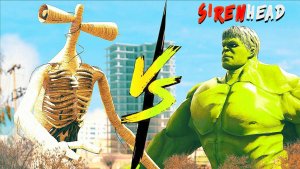 📢 СИРЕНОГОЛОВЫЙ 📢 - против ХАЛКА. Кто круче?