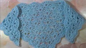 МК Узор крючком для шали и пончо