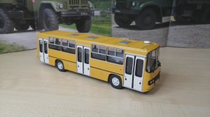 Обзор модели Икарус 260.06, масштаб 1:43, "Modimio".