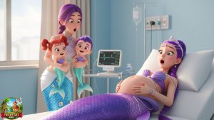 Малыш Руми спасает беременную Русалку Руми От Опасности KPOP Demon Hunters