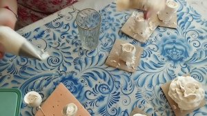 Создание 2х видов роз из зефира🌹! Мои ландыши и гипсофила! 🌺