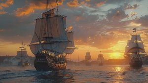 Корабли уходят в море