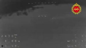 Уничтожение плавсредства с личным составом ВСУ расчетом войск беспилотных систем