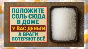 Куда ставить соль, чтобы дом притянул богатство и оттолкнул врагов? Древняя примета!