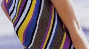 Цветное частичное вязание