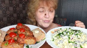 МУКБАНГ"ЗАВТРАК ЗНОЙНОЙ ЖЕНЩИНЫ"МУКБАНГ/ЕДАНАКАМЕРУ/