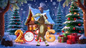 Футаж №12 С Новым 2026 годом! Новогодние Футажи для Творчества 2026 года!