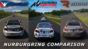 Может ли Rennsport быть лучше iRacing и ACC? | Тест BMW M2 на Нюрбургринге