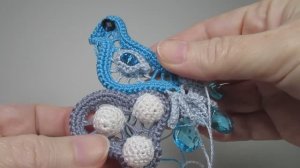 Рассказываю как я сделала гнездышко из жгутов и обвязанных бусин