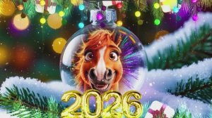 Футаж №10 С Новым 2026 годом! Новогодние Футажи для Творчества 2026 года!