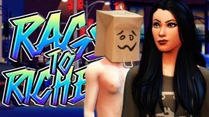 Приютили в отеле БЕЗДОМНОГО СИМА  Отель в Симс 4 // The Sims 4 // Rags To Riches