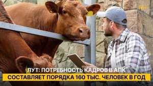 Лут: потребность кадров в АПК составляет порядка 160 тыс. человек в год
