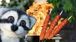 ЕДЕМ С ЕНОТОМ СЁМОЙ В ДЕРЕВНЮ ГОТОВИТЬ ЛЮЛЯ-КЕБАБ