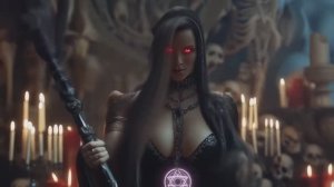 THE WITCH QUEEN (Burn the Heavens Remix) Dark Fantasy Metal Music Video