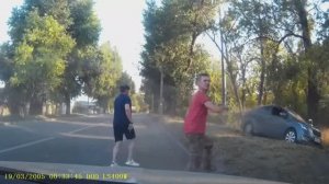 Выезжая со второстепенной.