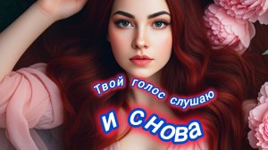Нейро музыка"Твой голос слушаю и снова" (жен. вариант)на стихи поэта В. Коряковцева#стихи#нейро#ии