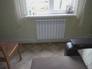 Сделал пластиковое отопление людям в летнюю кухню .