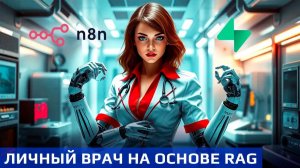 AI-ДОКТОР с ПАМЯТЬЮ и БАЗОЙ ЗНАНИЙ (RAG) на основе SUPABASE, схема в n8n