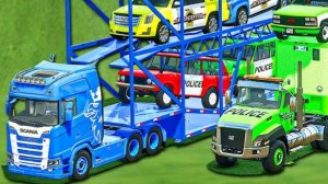 Машинки летают и прыгают! Развивающие мультики Машины помощники.