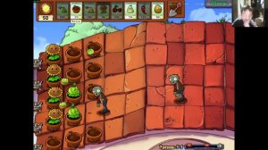 прохождение игры Plants VS Zombies 10# серия