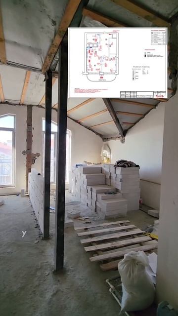 Обзор ремонта квартиры мансарды – ЖК Черноморский 2 (г. Геленджик), Заказчик: Евгений #construction