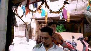 Мощный массаж головы на дороге в Дели 💆♂️ / Интенсивный опыт уличного парикмахера ASMR