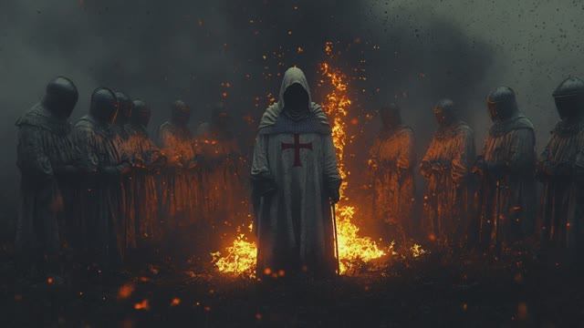 Огонь и пепел - Спокойна музыка крестового похода, григорианские песнопения
