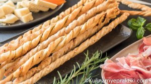 Гриссини. Простой рецепт с четырьмя видами начинок