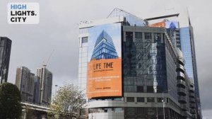 Размещение рекламы на медиа-фасаде башни "Северной башне" в "Москва-Сити"