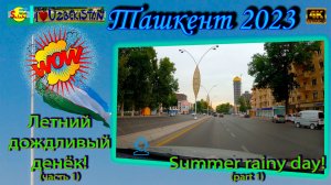 Летний дождливый денёк! Часть 1 (автопоездка) | Summer rainy day! Part 1 (city trip)