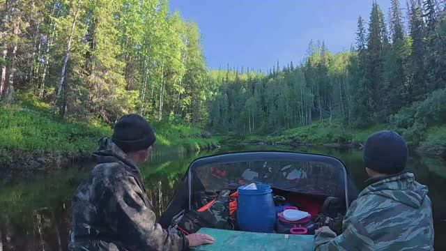 Ловим хариуса на спиннинг. Лодка Фрегат 430 FM Light Jet. Мотор Parsun 40 Jet смотреть онлайн