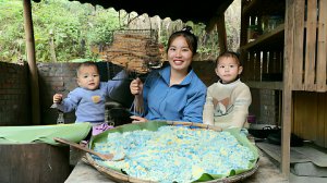 Готовлю клейкий рис, и ловлю большую рыбу. Жарю рыбу на гриле, чтобы накормить свою дочку. Вьетнам