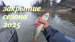 ЗАКРЫТИЕ СЕЗОНА 2025, ЛОВИМ ХАРИУСА НА КРАСИВЕЙШЕЙ РЕКЕ