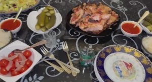 Сегодня устроили небольшое застолье, попробовали бамбук.