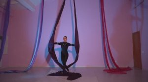 Выступление 2023. Воздушные полотна в Уфе.